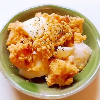 薩摩芋とゆで卵の黄身味噌マヨ和え